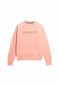 Женский Свитшот Superdry Velour Graphic Boxy - Фото 1