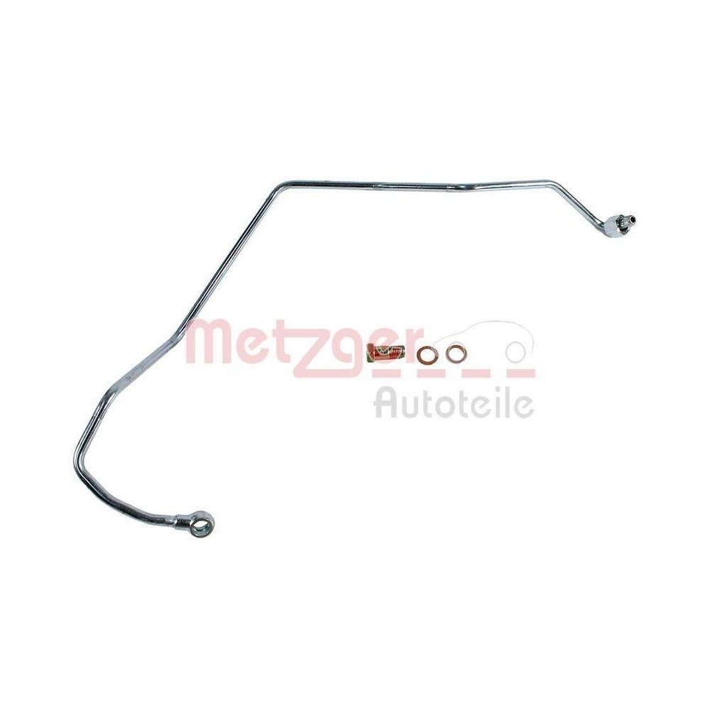 Трубка оливи турбокомпресора METZGER 2361154 для AUDI VW, фото №1 Трубка оливи турбокомпресора METZGER 2361154 для AUDI VW, фото №1