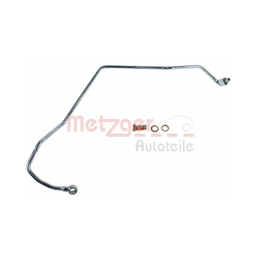 Трубка масляная турбокомпрессора METZGER 2361154 для AUDI VW, фото №1