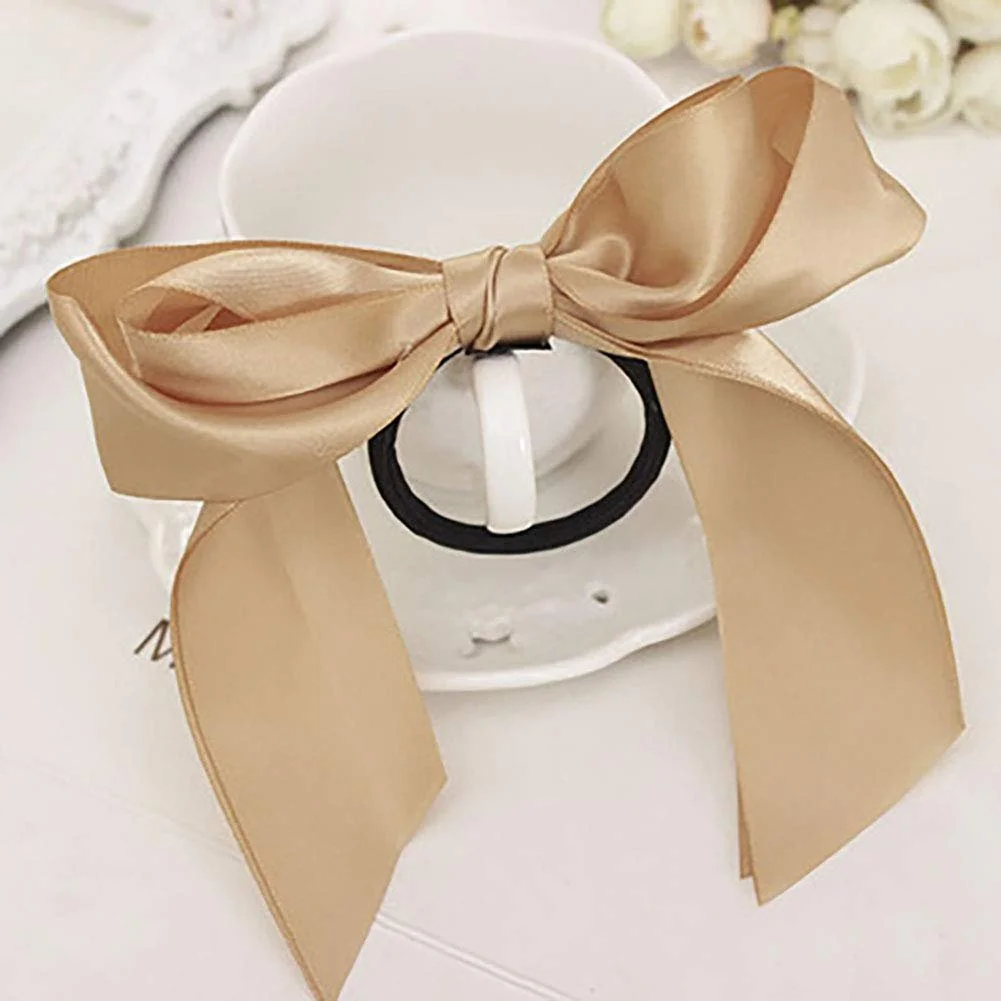 Пов'язка на голову з бантом атласна 6 шт., фото №9 Пов'язка на голову з бантом атласна 6 шт., фото №9