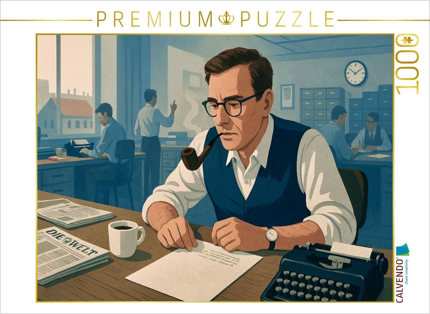 Пазл CALVENDO Siegfried Lenz 1000 деталей 64 x 48 см, фото №1