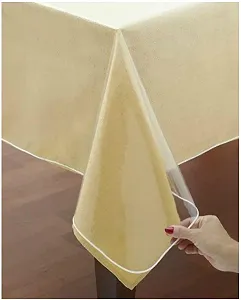 Захисна скатертина VITA PERFETTA 140 x 240 см ПВХ прозора - Фото 1