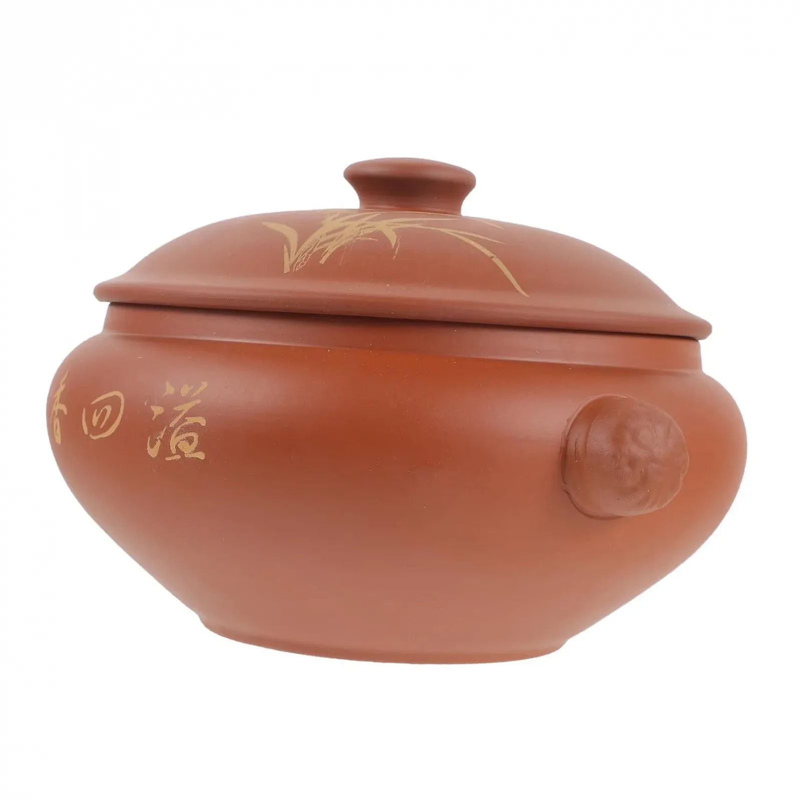 Кастрюля-пароварка керамическая с крышкой традиционная белая, фото №1