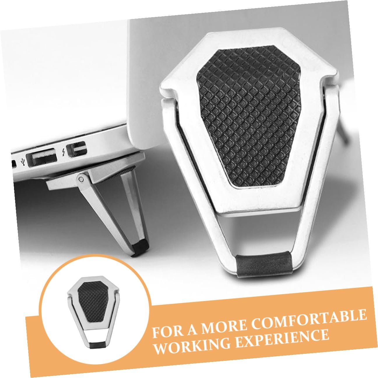 Підставка для ноутбука NOLITOY 4 шт. складана ергономічна з міцного цинкового сплаву, фото №9 Підставка для ноутбука NOLITOY 4 шт. складана ергономічна з міцного цинкового сплаву, фото №9