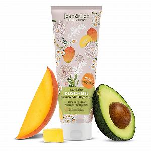 Гель для душу Jean & Len Exotic Mango & Avocado ревіталізуючий веганський без парабенів та силіконів 250 мл - Фото 1