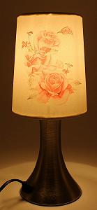 Настільна лампа 16720 Сенсорна з принтом троянд Набір з 2 шт. synthetic.ua - Фото 1