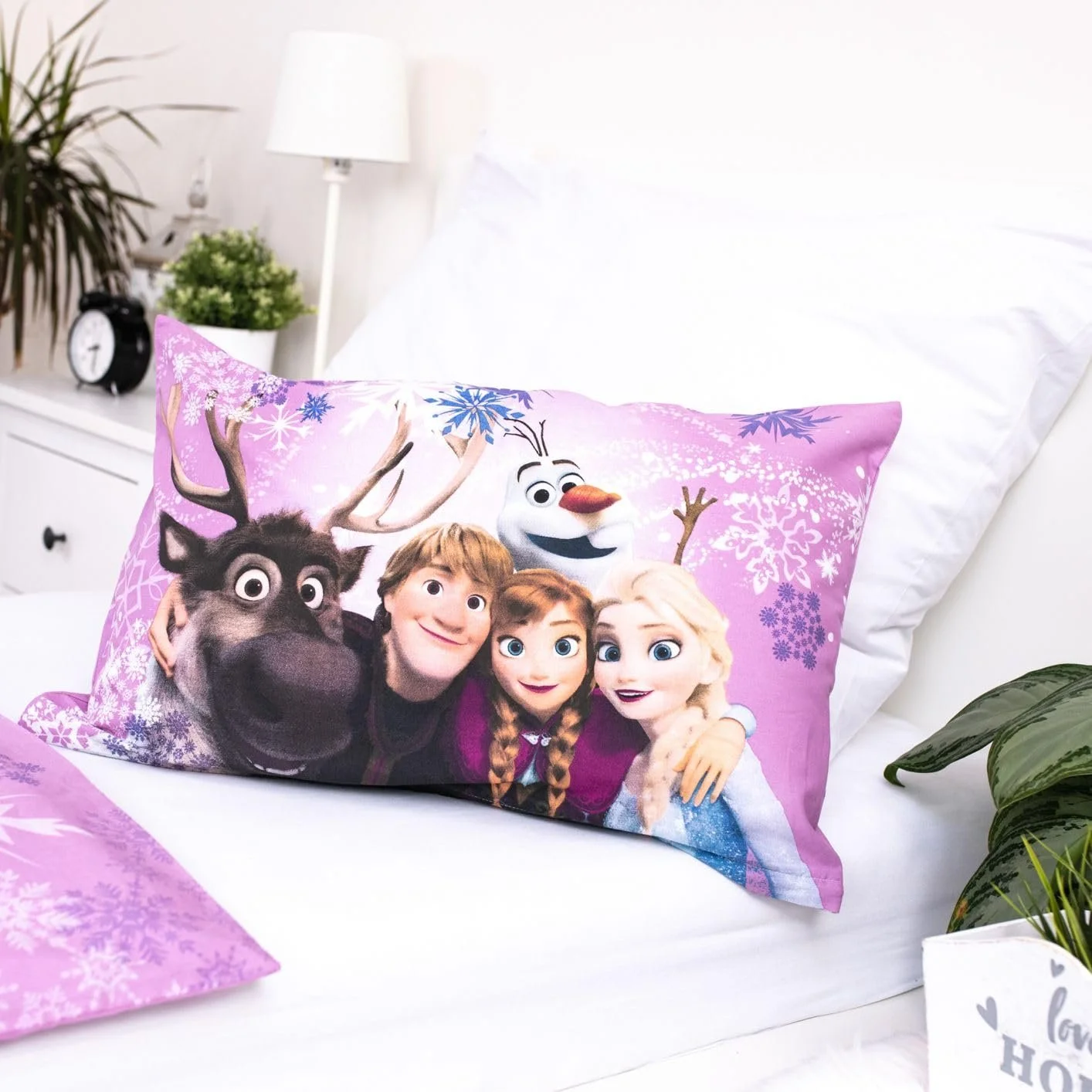 Дитяча Постільна Білизна Disney Frozen Анна Ельза Подушка Ковдра 100 x 135 см, фото №5