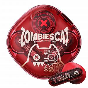 Наушники ZOMBIES CAT Wireless Bluetooth 5.3 Playtime HiFi Stereo Exclusive Light Effects Touch Control In-Ear для iOS Android B2 красный - Фото 1