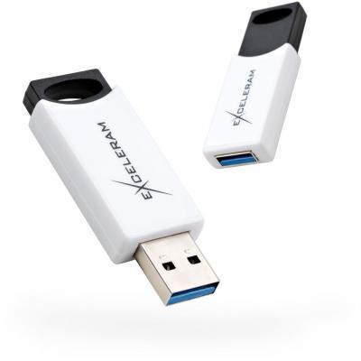 USB флеш-накопитель Exceleram 32GB H2 Series White/Black USB 3.1 Gen 1 EXU3H2W32, фото №1