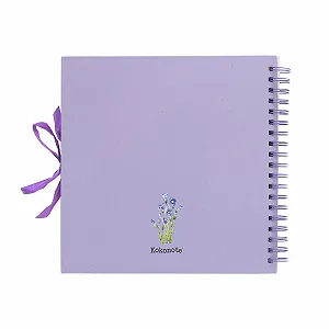 Фотоальбом Grupo Erik для DIY, белые страницы - Фотоальбом Wild Flowers для склеивания - Альбом для вырезок, белые страницы, 26 x 26 см synthetic.ua - Фото 1