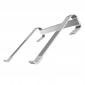 Підставка для ноутбука NUOBESTY Алюмінієвий сплав, протиковзка, стабільна, ергономічна, сумісна для офісу та подорожей - Фото 1