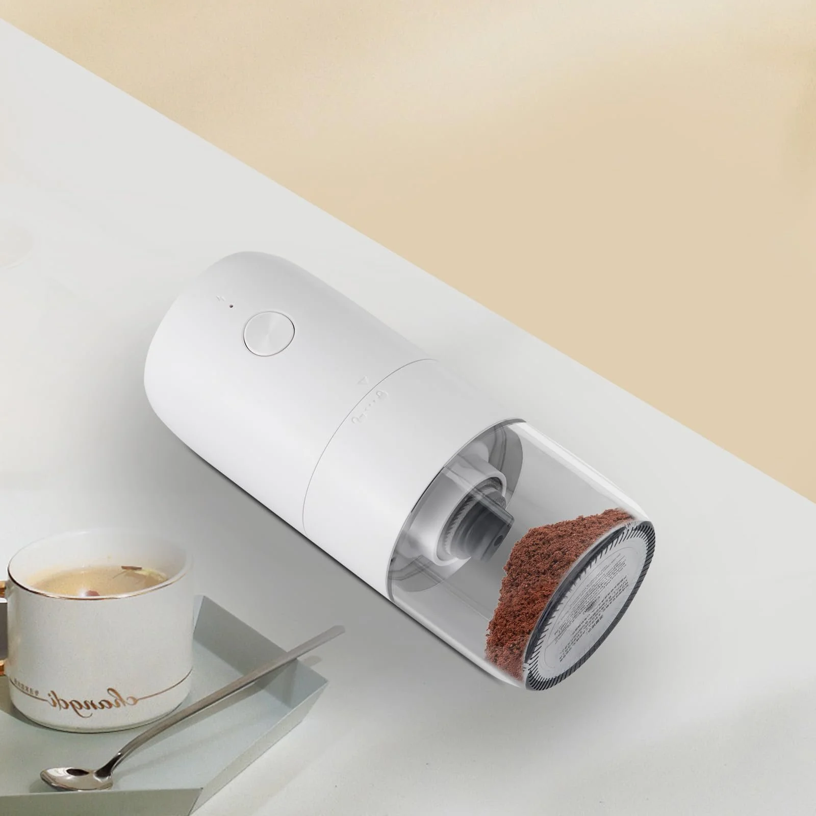 Кавомолка електрична White, фото №2