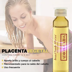 Средство против выпадения волос Jean Claude Olivier с растительной плацентой - 12 ампул synthetic.ua - Фото 1