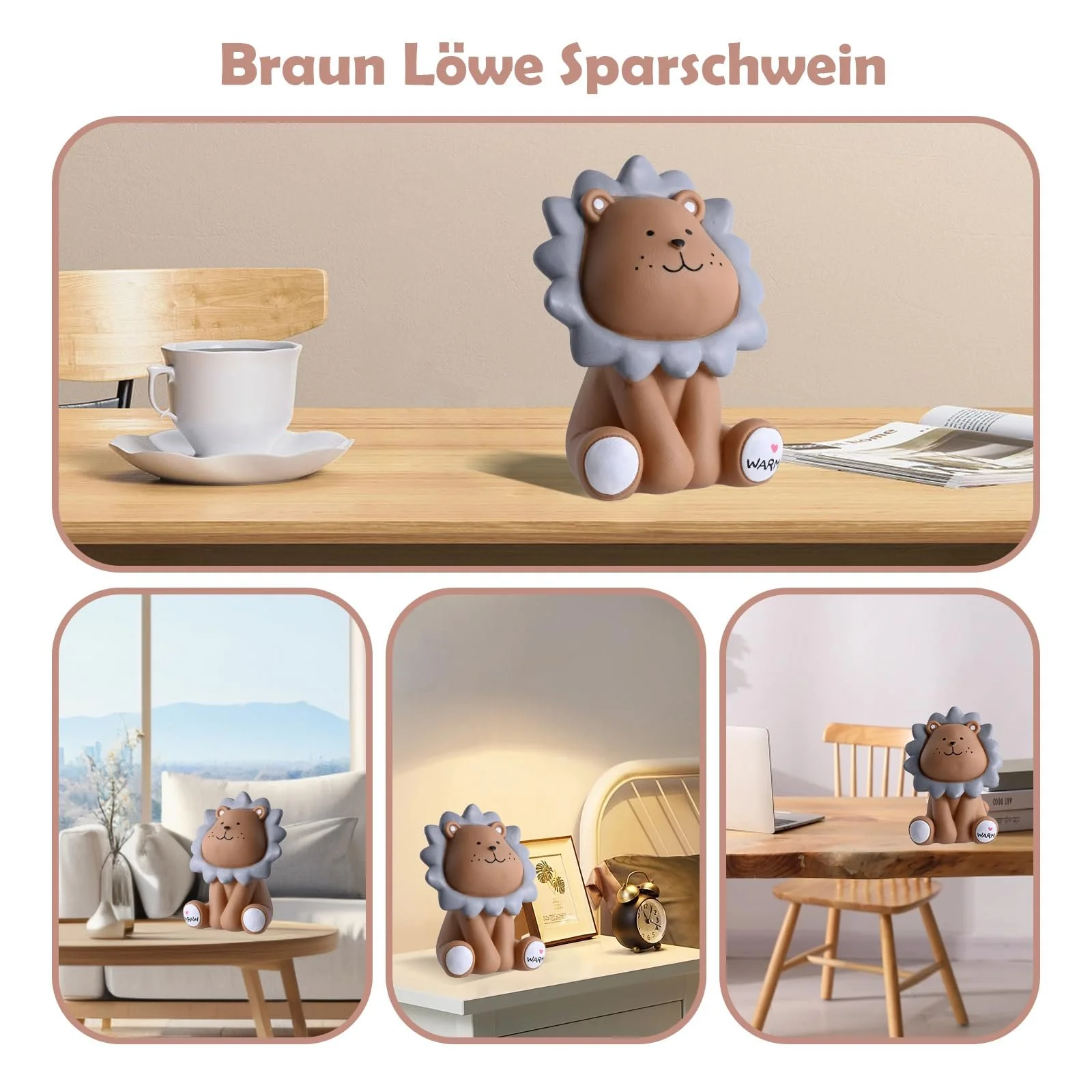 Скарбничка Children's Money Box Lion небитка, фото №6