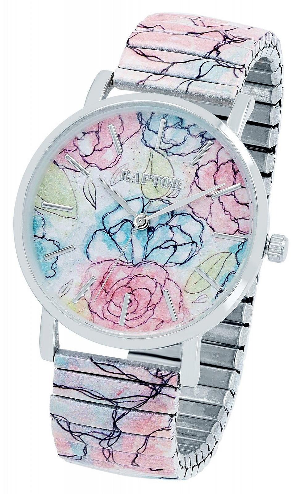 Годинник Raptor Colourful Edition RA10205 Жіночий Аналоговий Кварцовий Білий/Синій/Рожевий, Браслет, фото №4 Годинник Raptor Colourful Edition RA10205 Жіночий Аналоговий Кварцовий Білий/Синій/Рожевий, Браслет, фото №4