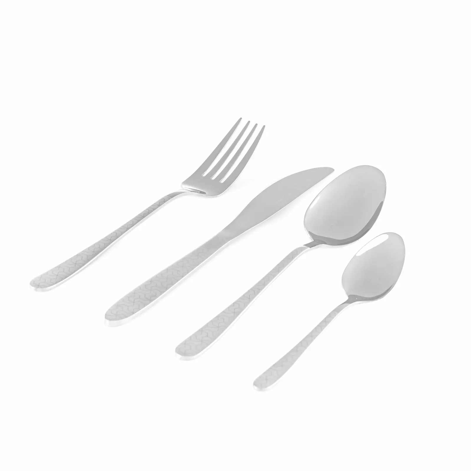 Набор столовых приборов Russell Hobbs Rhombus RH01519EU, 16 предметов, нержавеющая сталь, серебристый, фото №7