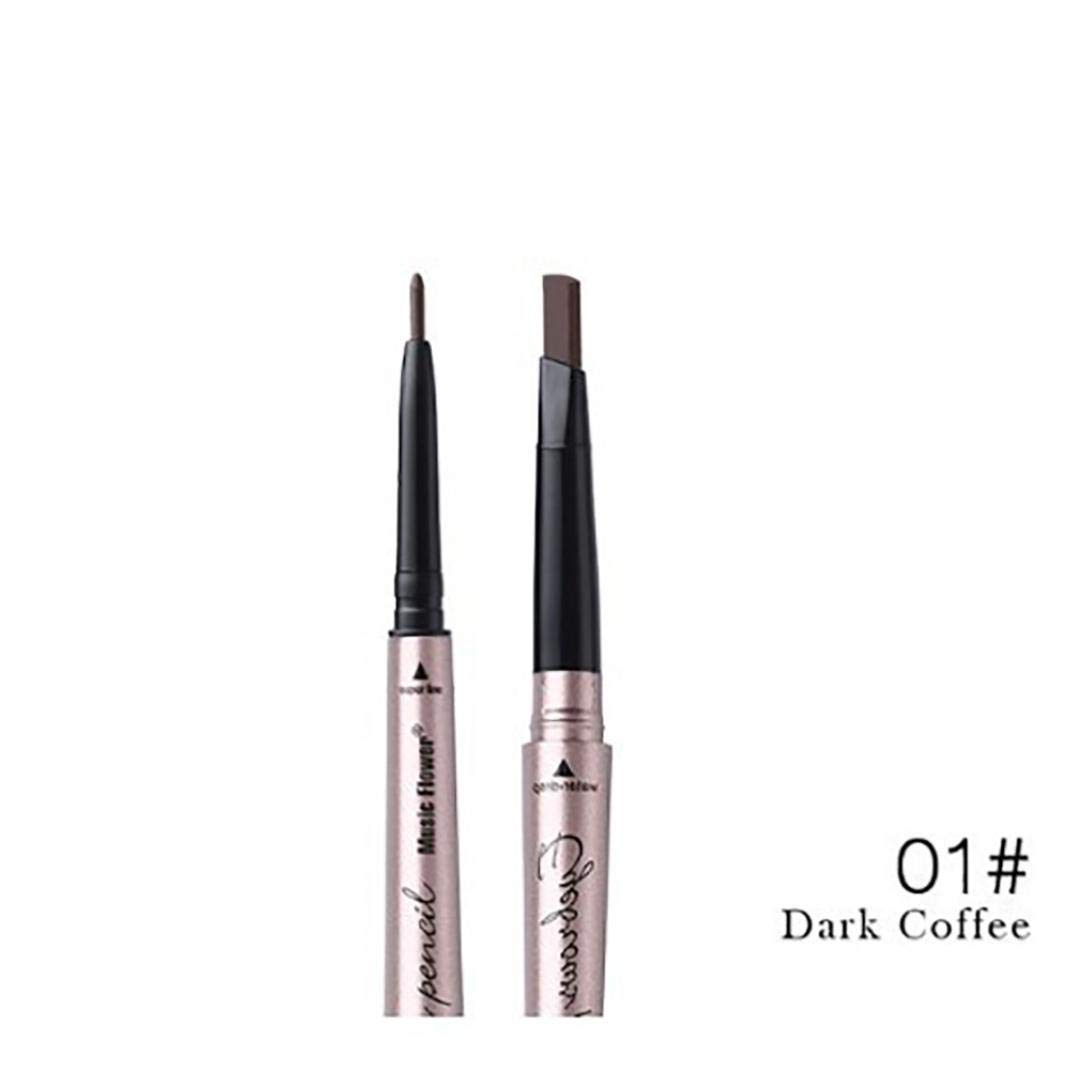 Мікро олівець для брів Dual Waterproof Dark Café, фото №4