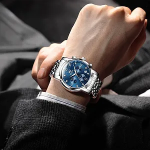 Годинник OLEVS Кварцовий Аналоговий Чоловічий synthetic.ua - Фото 1