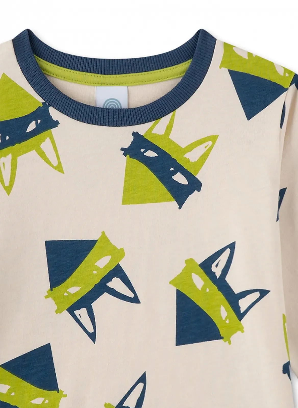 Піжама Sanetta для хлопчиків бежева, фото №3 Піжама Sanetta для хлопчиків бежева, фото №3