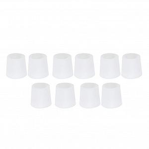 Трубка для пальцев ног Силиконовая Маленькая Защита для мизинца от вальгусной деформации Гелевый рукав, 10 шт - Фото 1