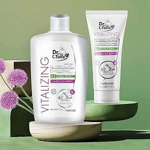 Набір для росту волосся з часником Dr.Tuna Farmasi - Фото 1