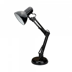 Настільна лампа da LIGHT Retro Метал Шарнірний кронштейн 5.5 Вт LED E14 Чорна synthetic.ua - Фото 1