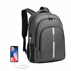 Рюкзак для ноутбука Kono USB Charging Port 15.6 дюймів - Фото 1