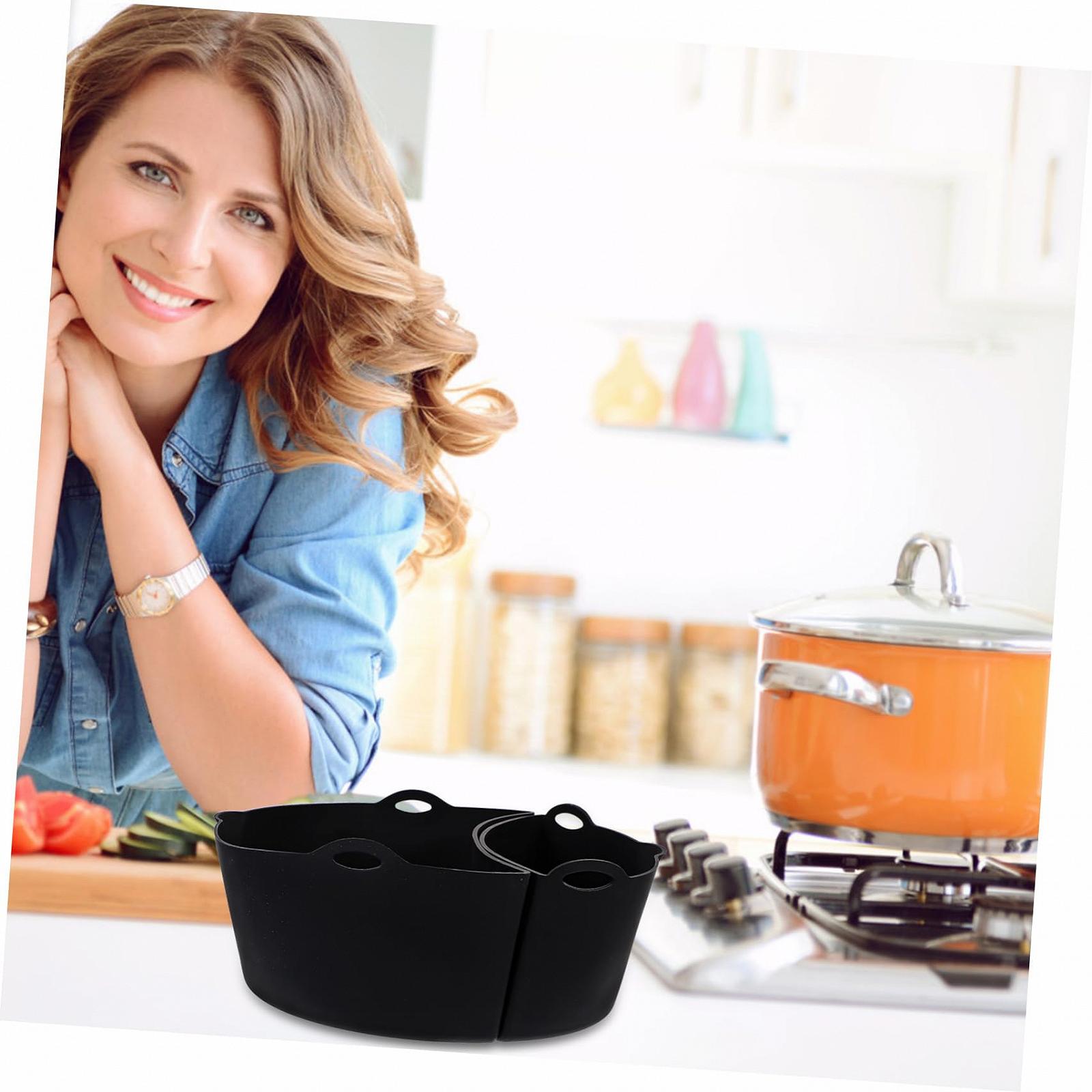 Вставка Ciieeo Slow Cooker для мультиварки Разделительные формы для выпечки Силиконовая вставка для многофункционального использования, фото №4