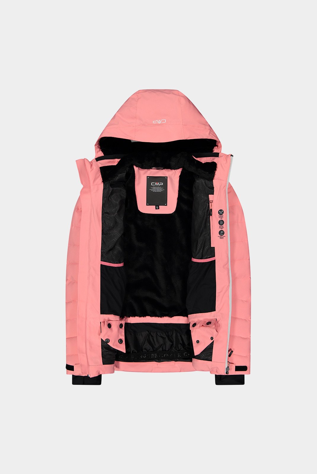 Куртка CMP WOMAN JACKET ZIP HOOD XS, фото №3