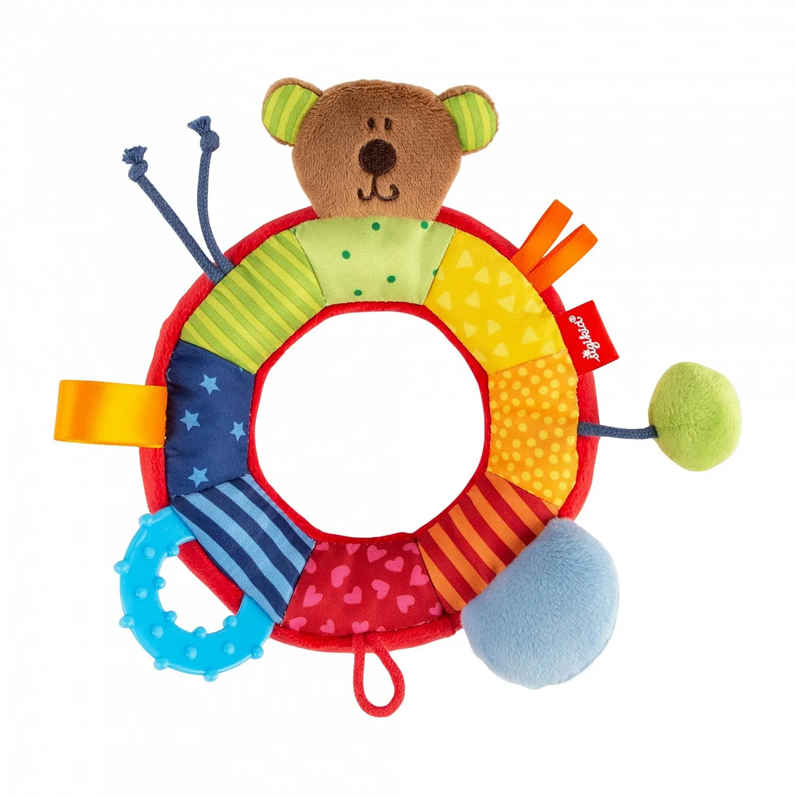 Брязкальце Sigikid Барвистий Ведмідь, фото №1