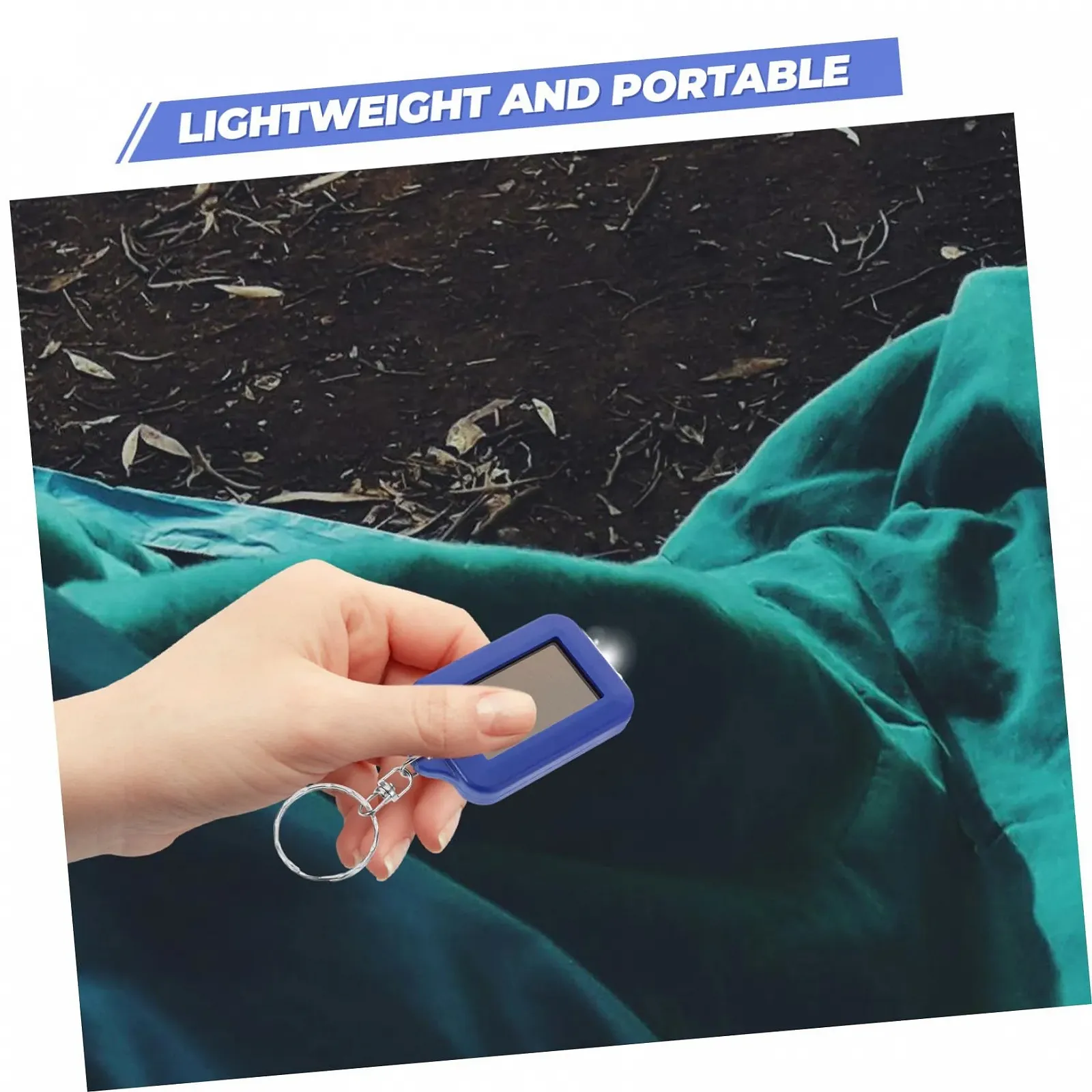 Фонарик Yardwe 5 шт. Солнечный фонарик на солнечной батарее Брелок с фонариком LED фонарик Кемпинговый фонарик LED Брелок Синий, фото №6 Фонарик Yardwe 5 шт. Солнечный фонарик на солнечной батарее Брелок с фонариком LED фонарик Кемпинговый фонарик LED Брелок Синий, фото №6