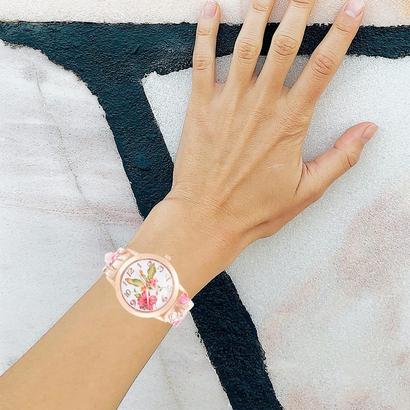 Цифровий годинник LIFKOME Спортивний годинник для жінок з тканини, фото №6