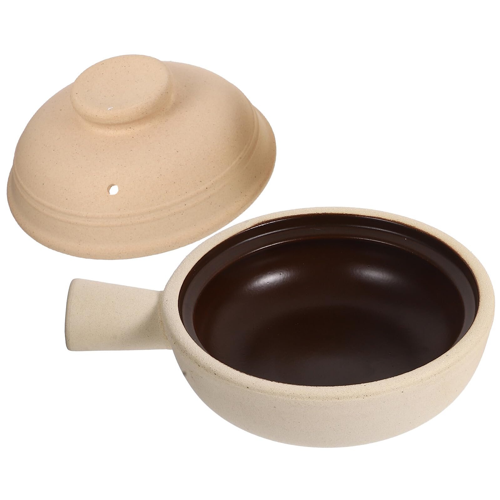 Ківш керамічний з однією ручкою термостійкий для супу та рису з кришкою, фото №1 Ківш керамічний з однією ручкою термостійкий для супу та рису з кришкою, фото №1