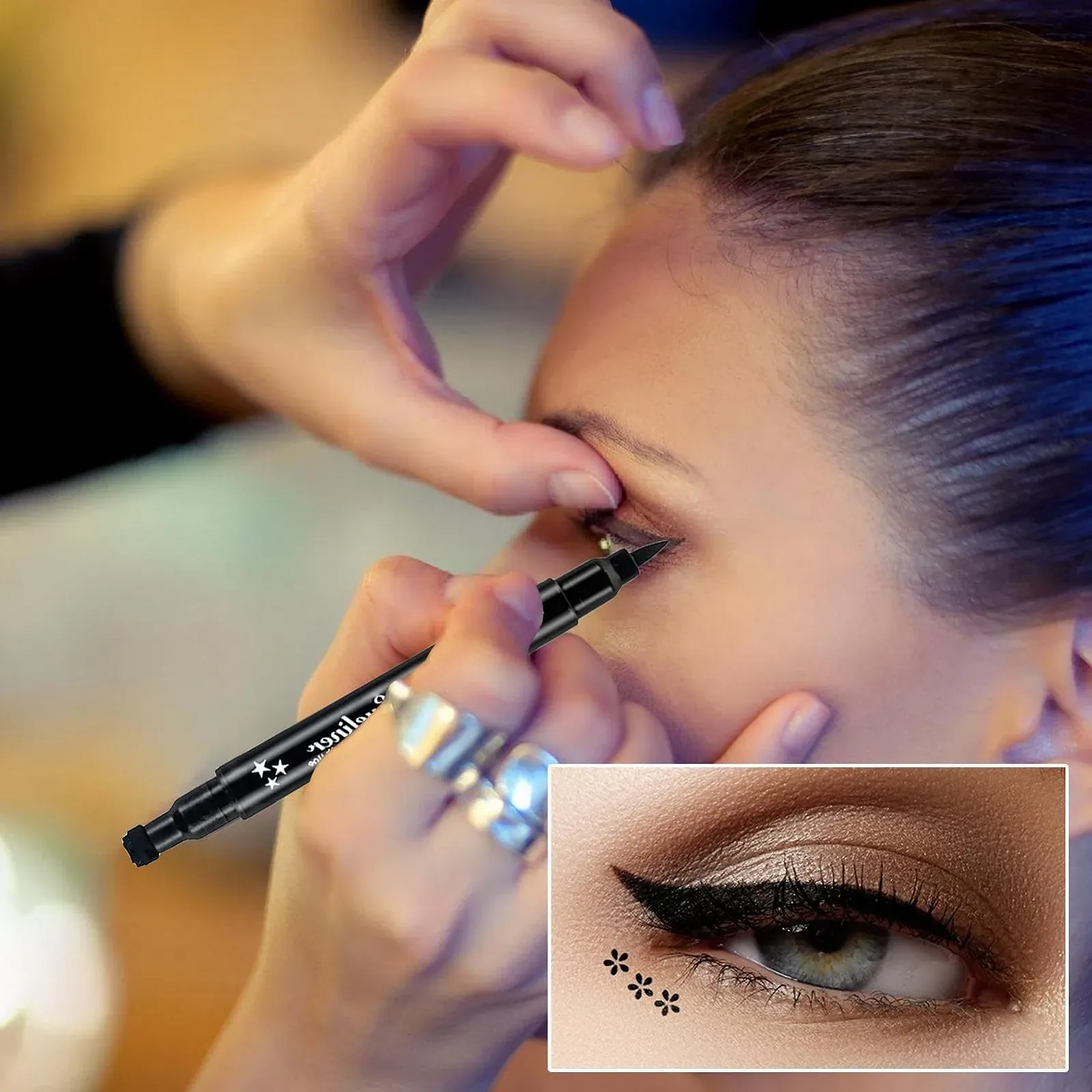 Підводка Рідка Водостійка Подвійна для Очей, фото №3