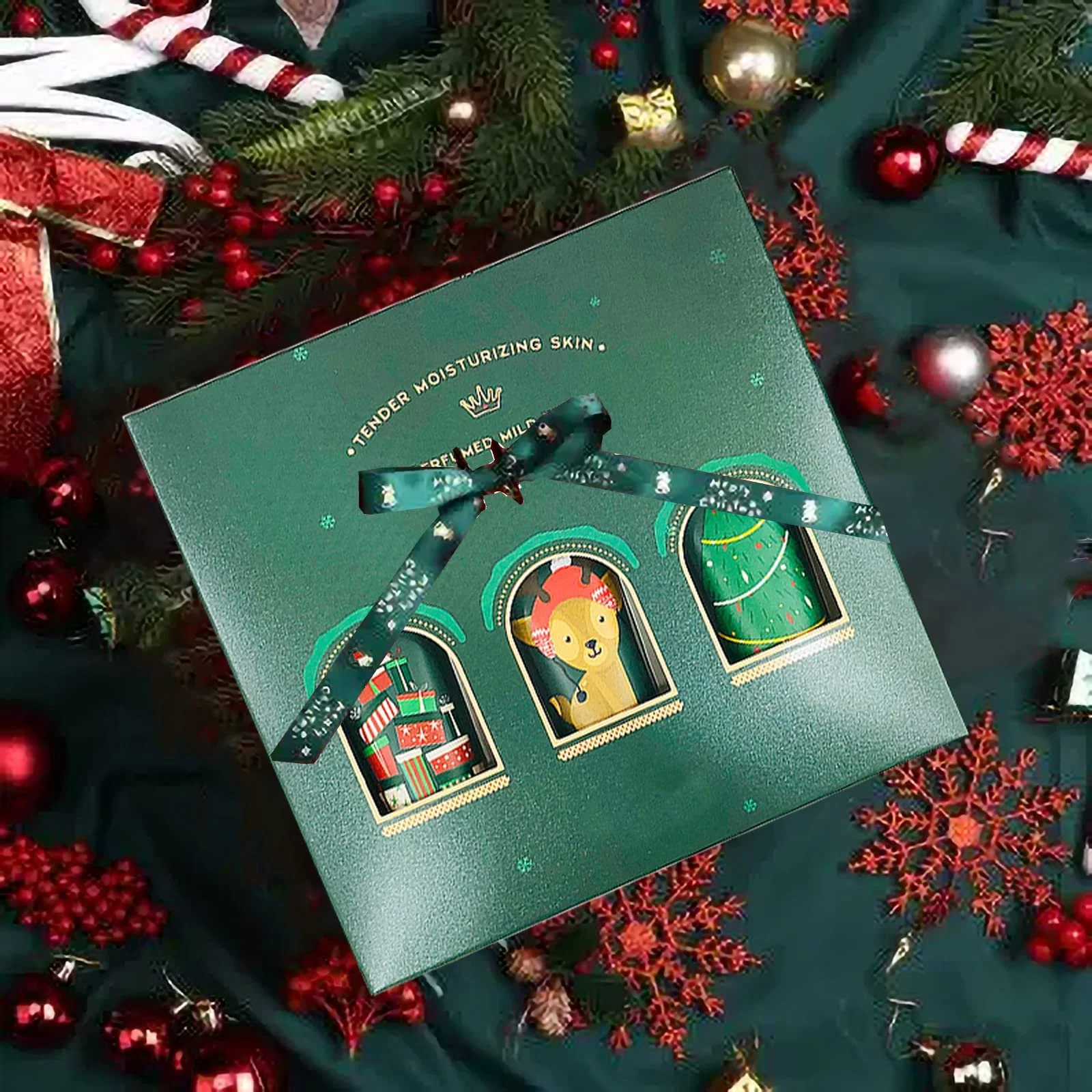 Крем для рук Набор Мини Кремы для рук Увлажняющий крем Ухаживающий крем Рождественский ухаживающий крем Растительный аромат Крем для ухода за руками для сухой, шершавой, потрескавшейся кожи рук Подарочный набор для женщин, подруги, мамы (C2), фото №7