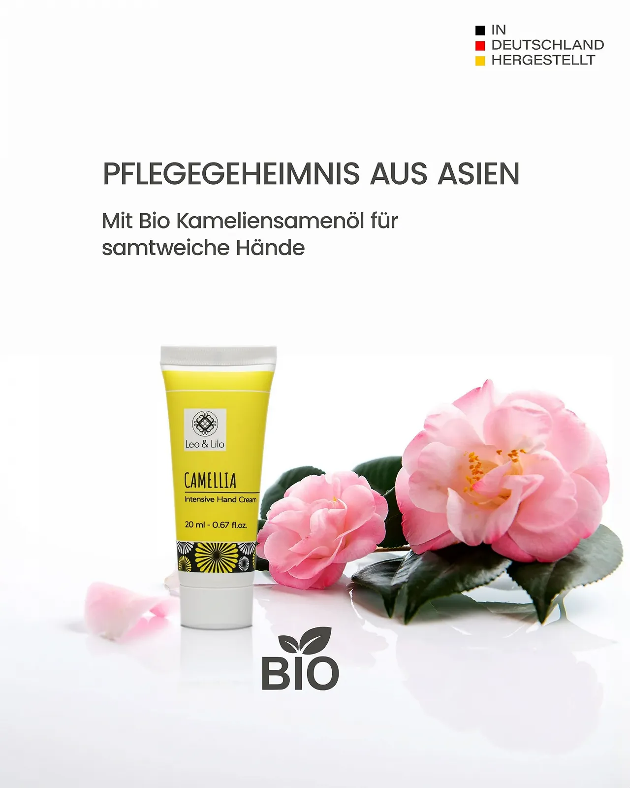 Крем для рук Leo & Lilo Набір з 4 шт. камелія 20 мл, фото №2