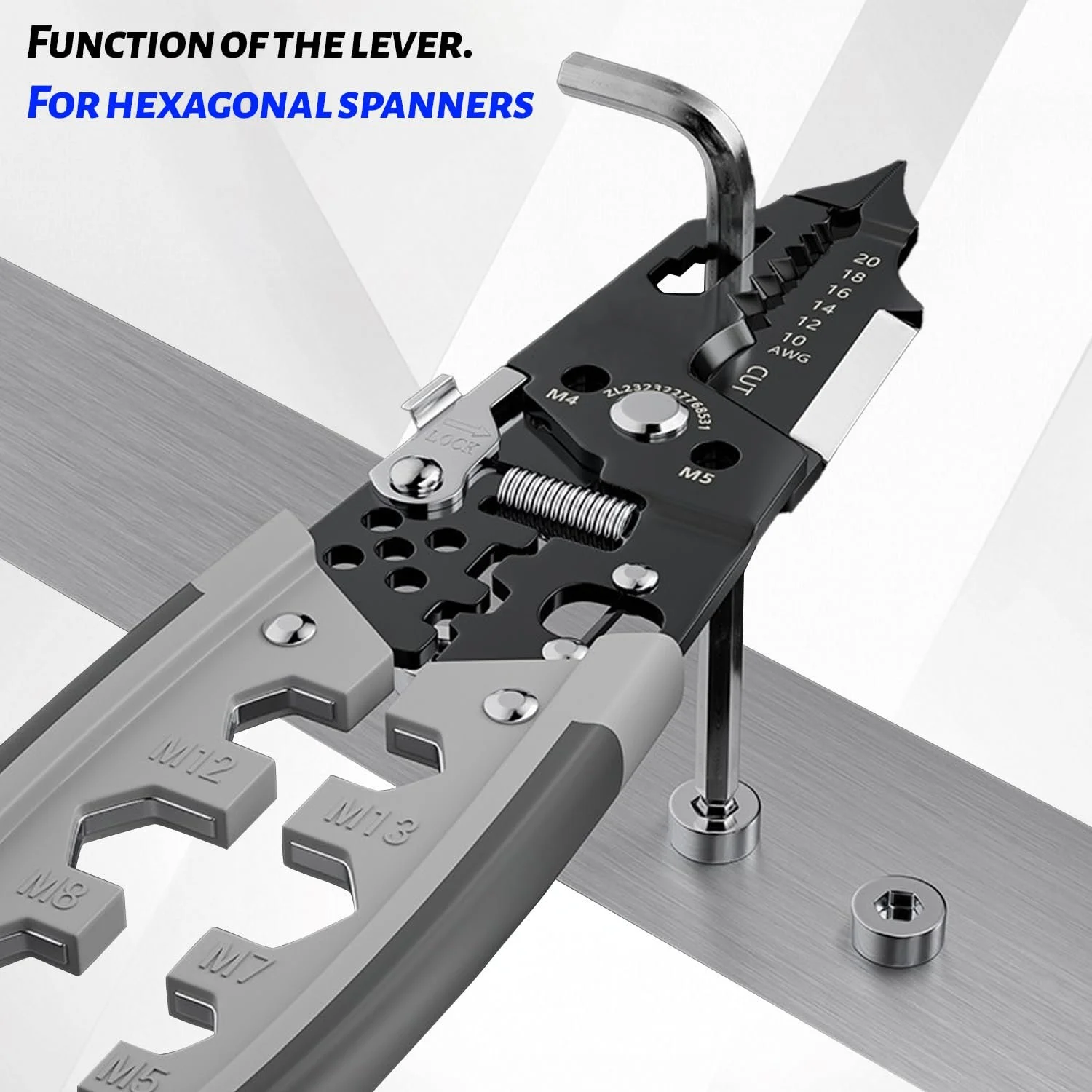 Стрипер багатофункціональний 28 в 1 зі сталлю 65 Mn, фото №4