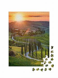 Пазл puzzleYOU Italy, Tuscany Весна в Тоскане, Италия 500 элементов synthetic.ua - Фото 1