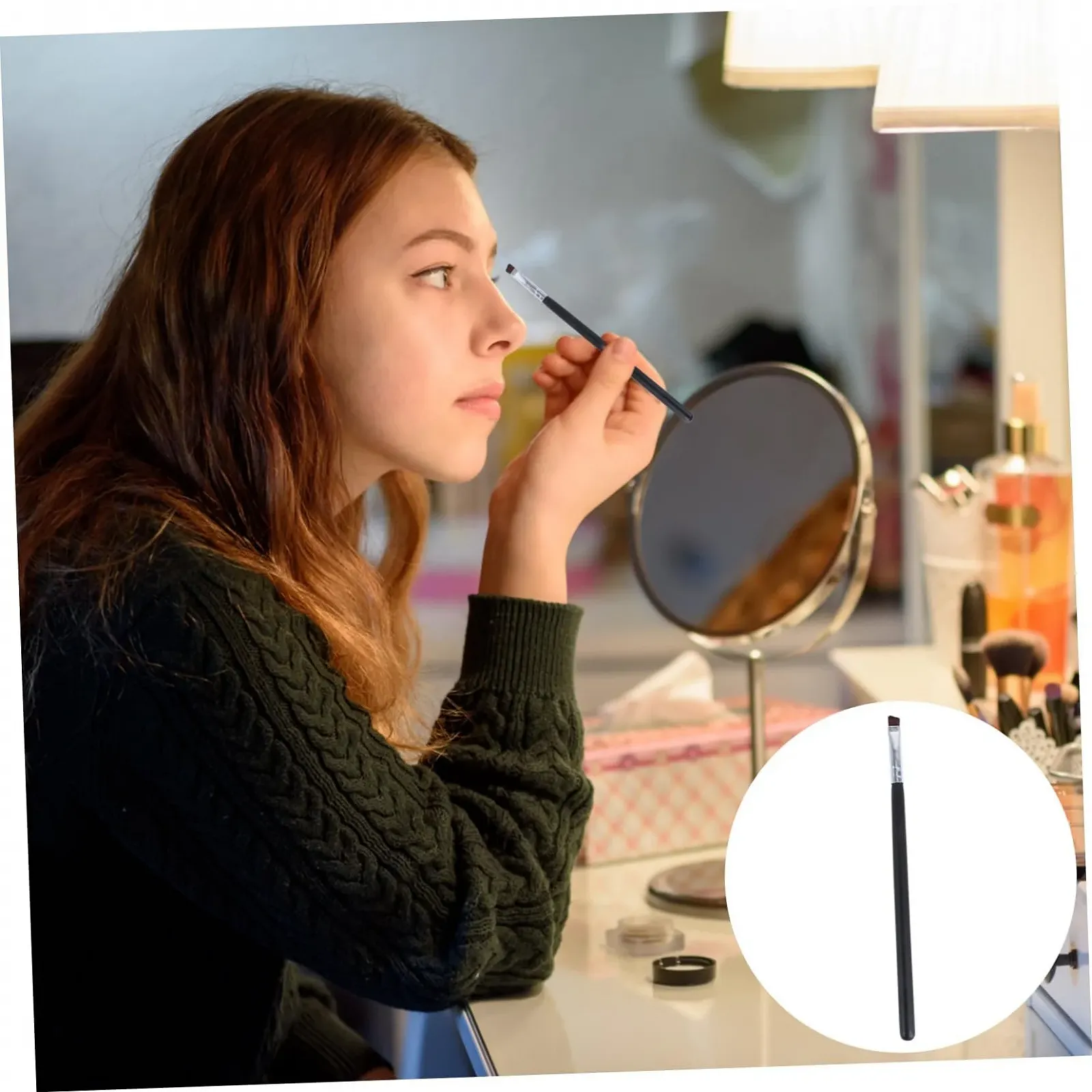 Beaupretty 2Кутова Пензель для брів, кутова, фото №3