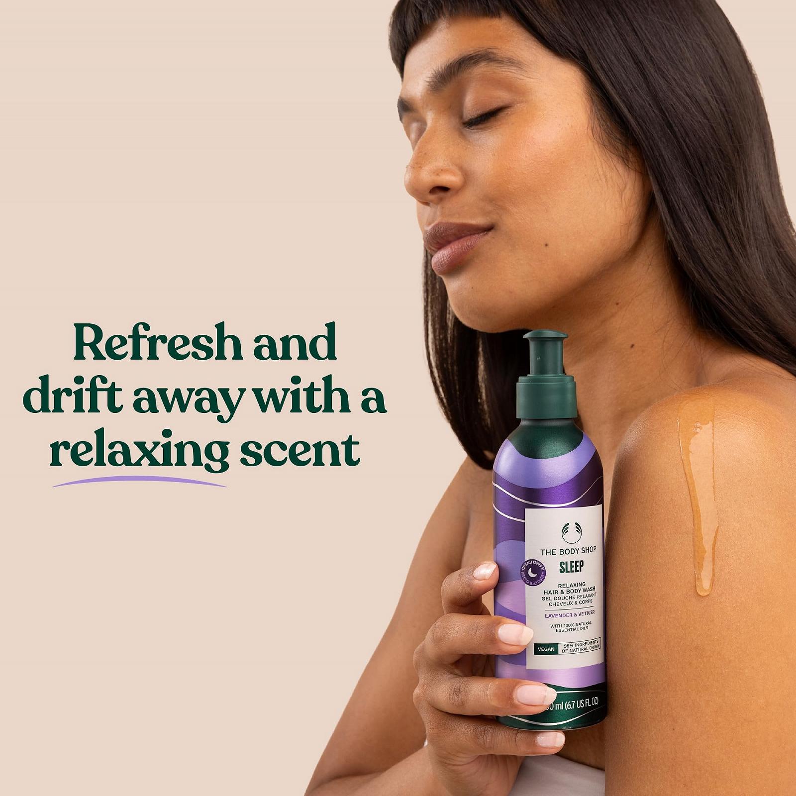 Гель для душу та шампунь THE BODY SHOP Sleep Relaxing 200 мл, фото №4