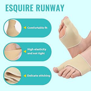 Шкарпетки для Hallux Valgus (2 шт.) з силіконовими подушечками, універсальний розмір synthetic.ua - Фото 1