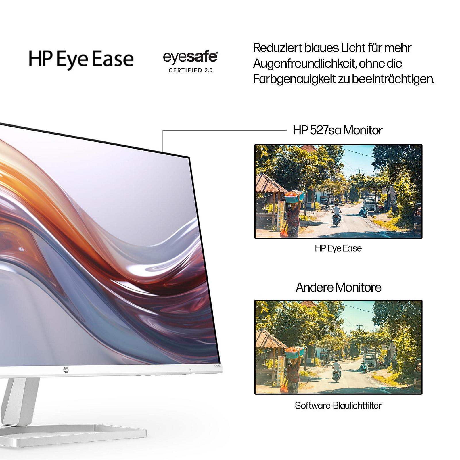 Монитор HP Series 5 527sa FHD IPS С динамиками | 68,6 см (27 дюймов) | 100Гц | 1500:1 Контрастность | 99% sRGB | Двойной HDMI 1.4 | VGA | Аудио Выход/Вход | Антибликовый | Наклоняемый | Устойчивый | Белый, фото №5