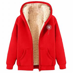 Плюшевый пуловер Женская толстовка Худи GFPGNDFHG Oversize Свитер Осенняя плюшевая куртка Теплая с карманом Пуловер Teddy Fleece Oversize Плюшевая флисовая куртка - Фото 1