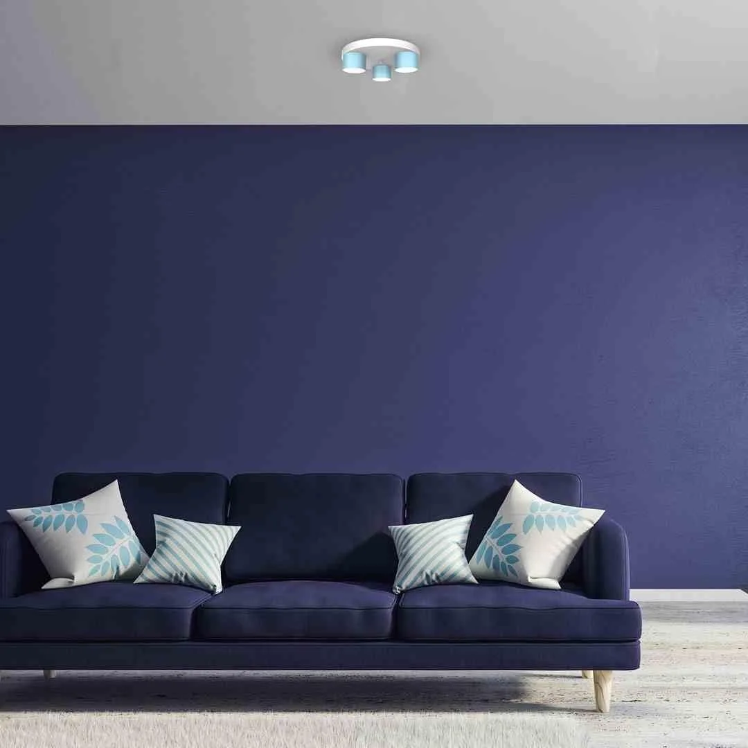 Світильник Eko-Light Milagro DIXIE 3xGX53 Блакитний/Білий, фото №6