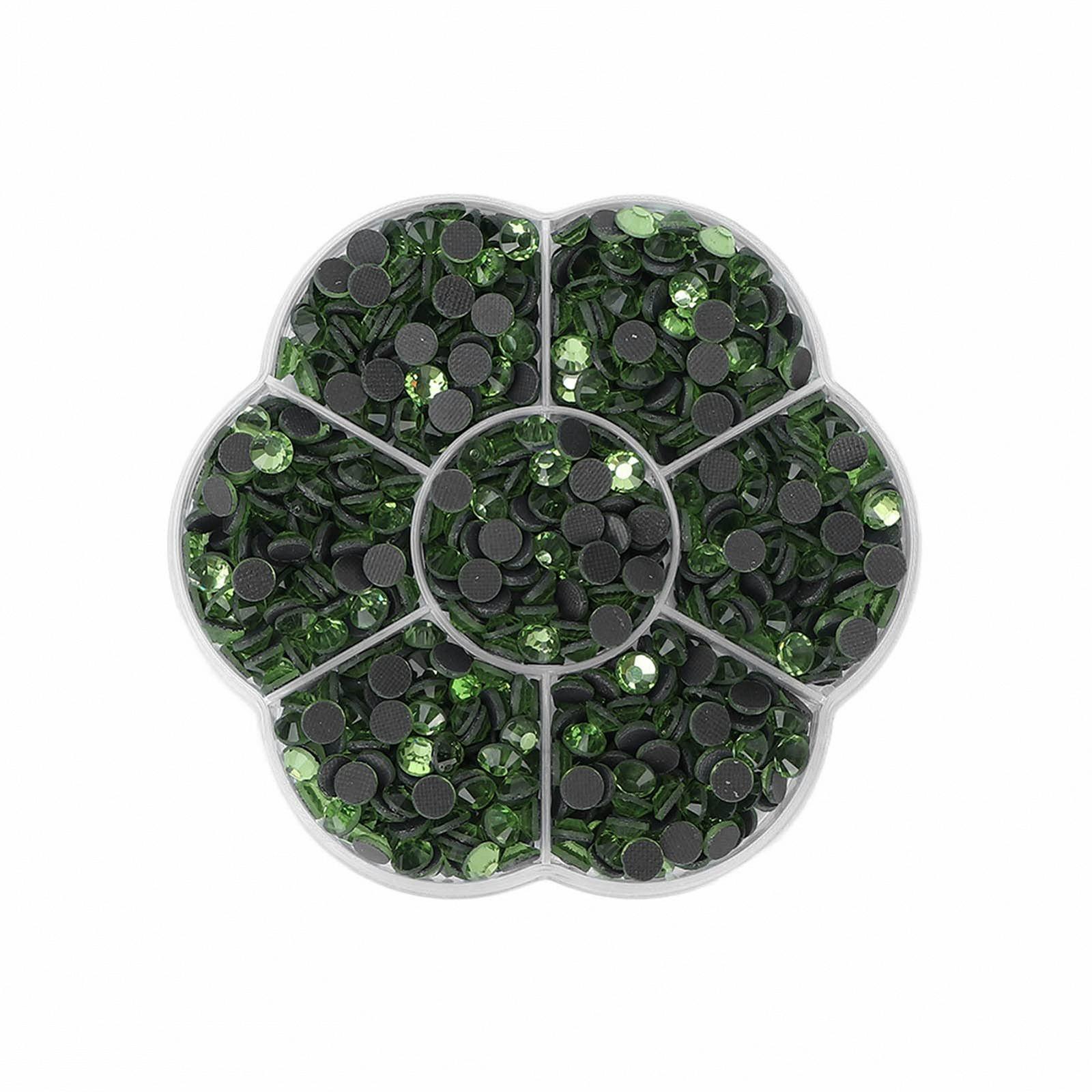 Стразы Emoshayoga Прозрачные Светло-зеленый JM201, 1000 шт, фото №3