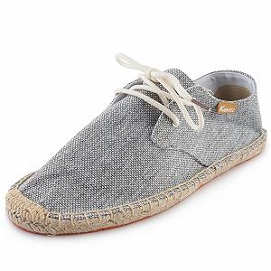 Эспадрильи Kentti Классические мужские однотонные на шнуровке - Фото 1