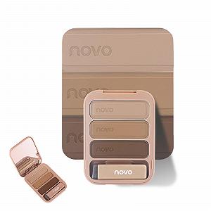 Пудра для брів трикольорова contour трикольорова доска - Фото 1