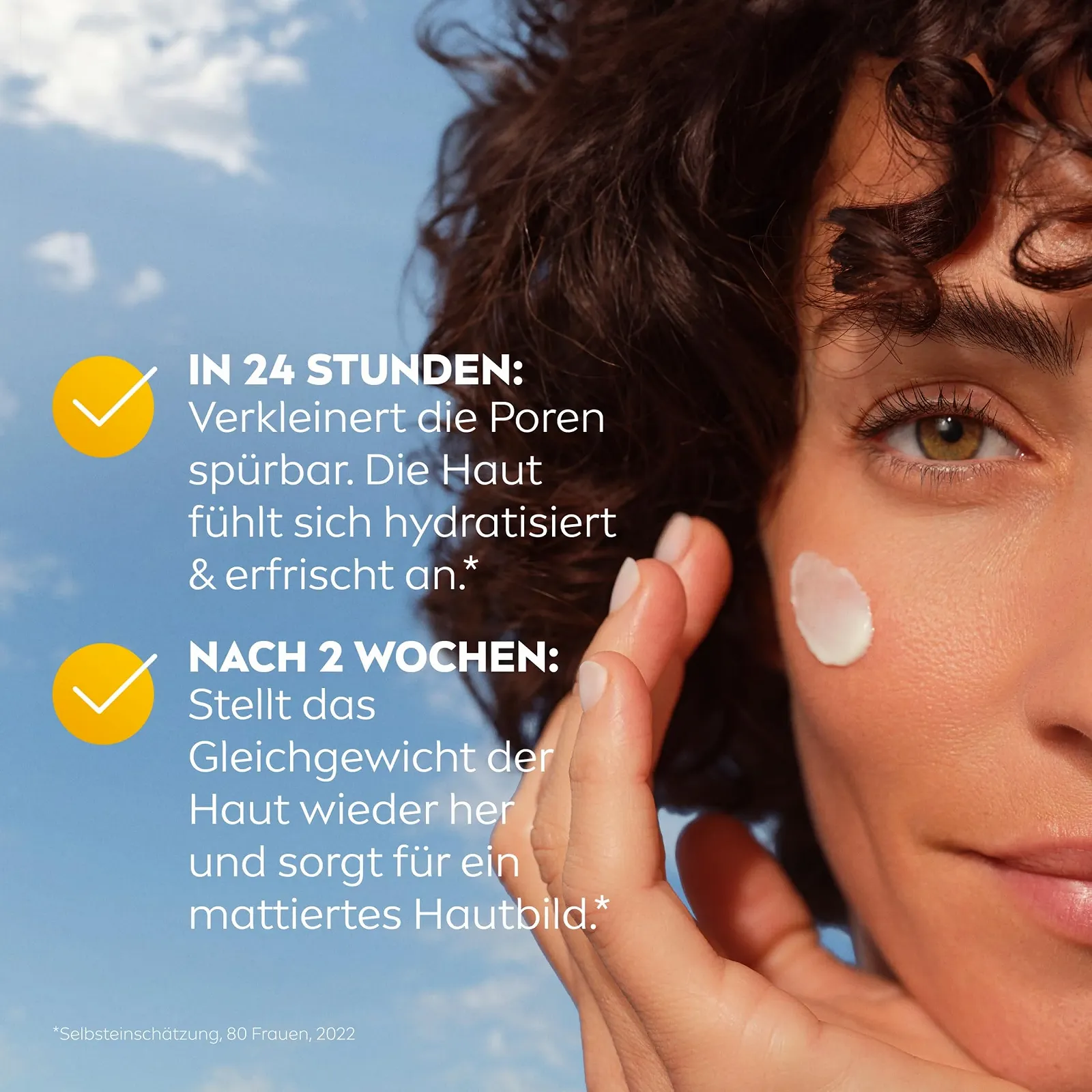 Денний крем NIVEA Q10 Anti-Wrinkle Pore Refining Extra Light SPF 15 50 мл, фото №4
