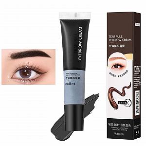 Гель для бровей Abziehbarer Augenbrauen 03# Black - Фото 1