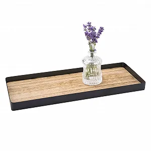 Купити Декоративний піднос Чорний, Натуральний - Фото 1 Декоративний піднос Чорний, Натуральний - Фото 1